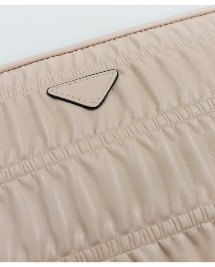 Clutch Women's Taupe with Removable Handle