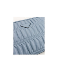 Blue Female Clutch with Removable Handle