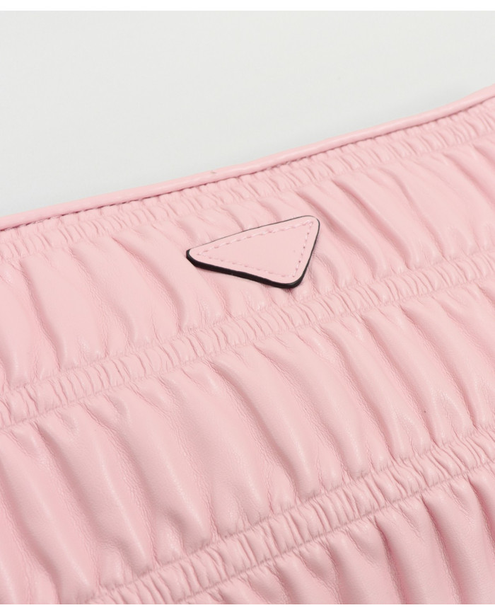 Pink Female Clutch with Removable Handle