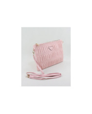 Pink Female Clutch with Removable Handle