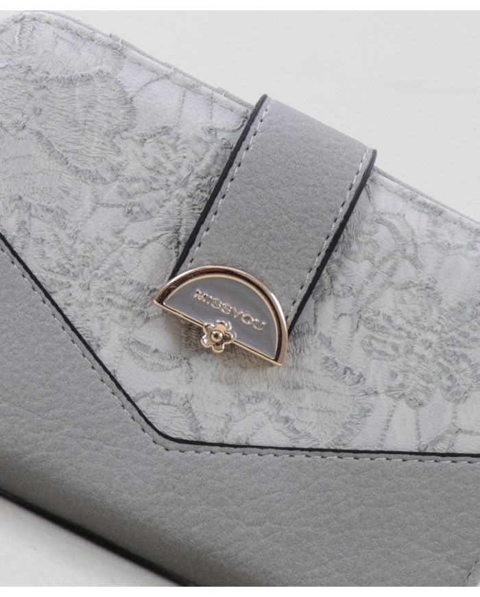 Wallet de Lady Grey con Relevo