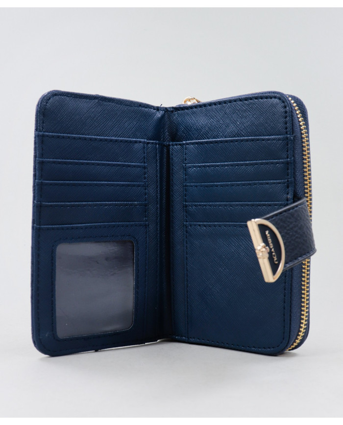 Blue Lady Wallet with Relief