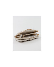 Beige Wallet with Various Partitions