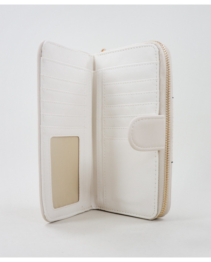 Cartera Beige con varias particiones