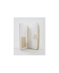 Cartera Beige con varias particiones