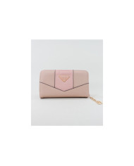 Pink Wallet with Various Partitions