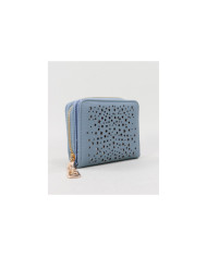 Blue Mujer Wallet con estrellas y bolas
