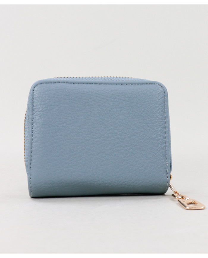 Blue Female Wallet with Stars and Balls