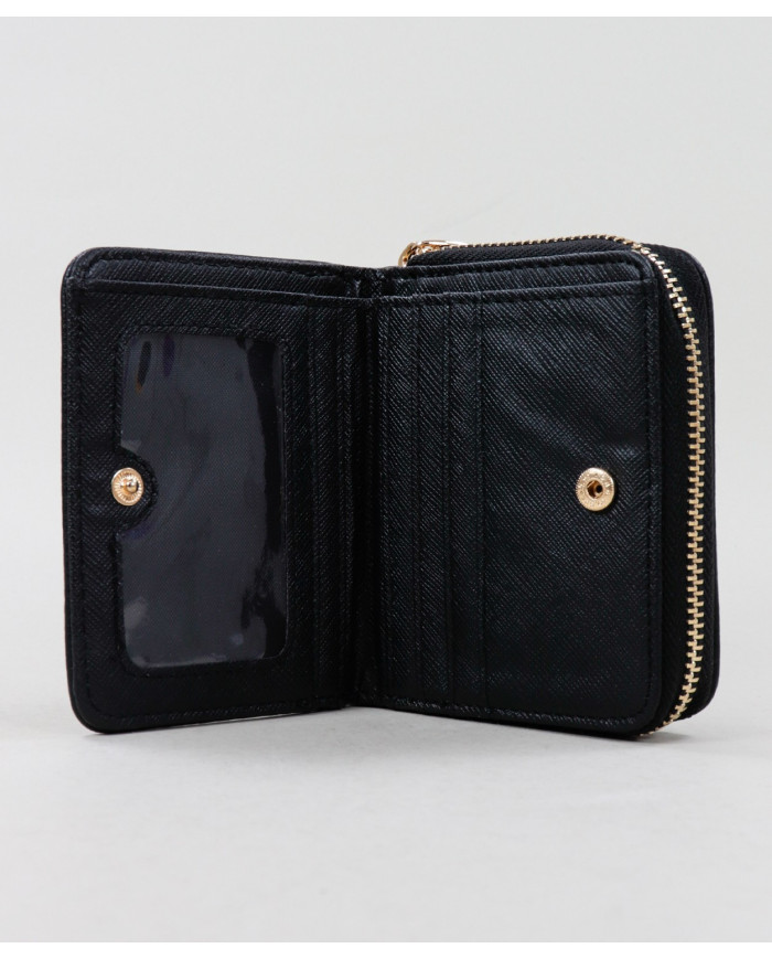 Black Female Wallet with Stars and Balls