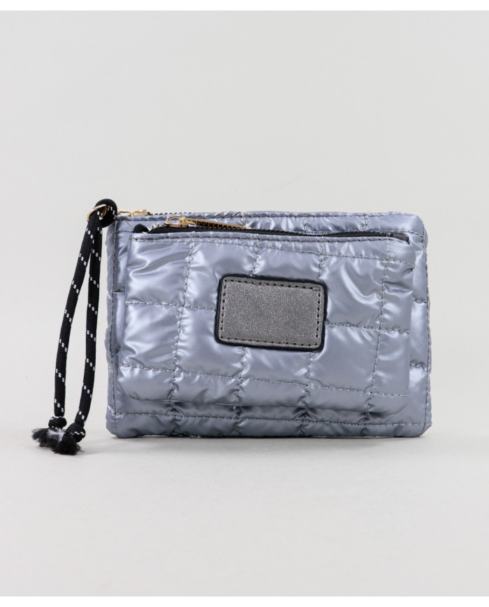 Small Wallet Silver Padded