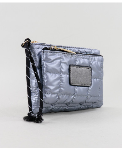 Small Wallet Silver Padded