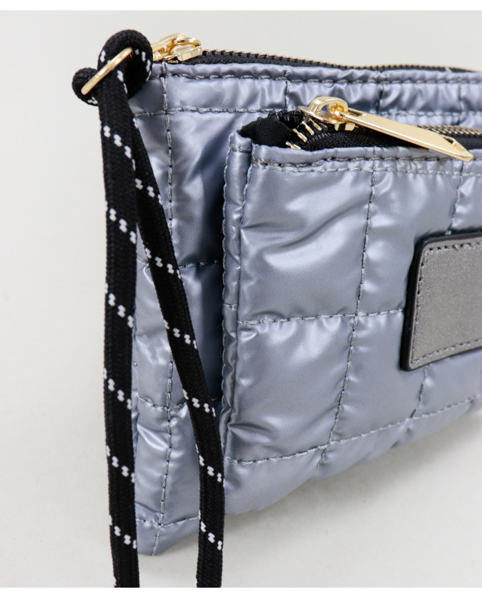 Small Wallet Silver Padded