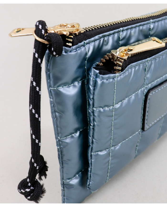 Women's Small Wallet Green Padded