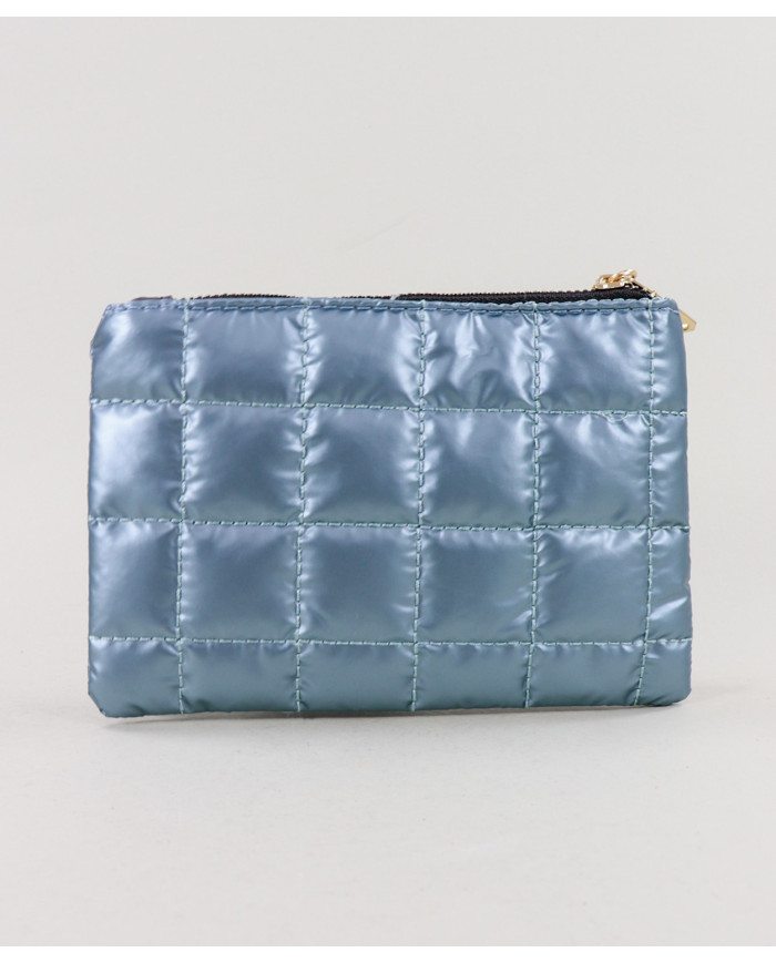 Carteira Pequena Feminina Verde Acolchoada