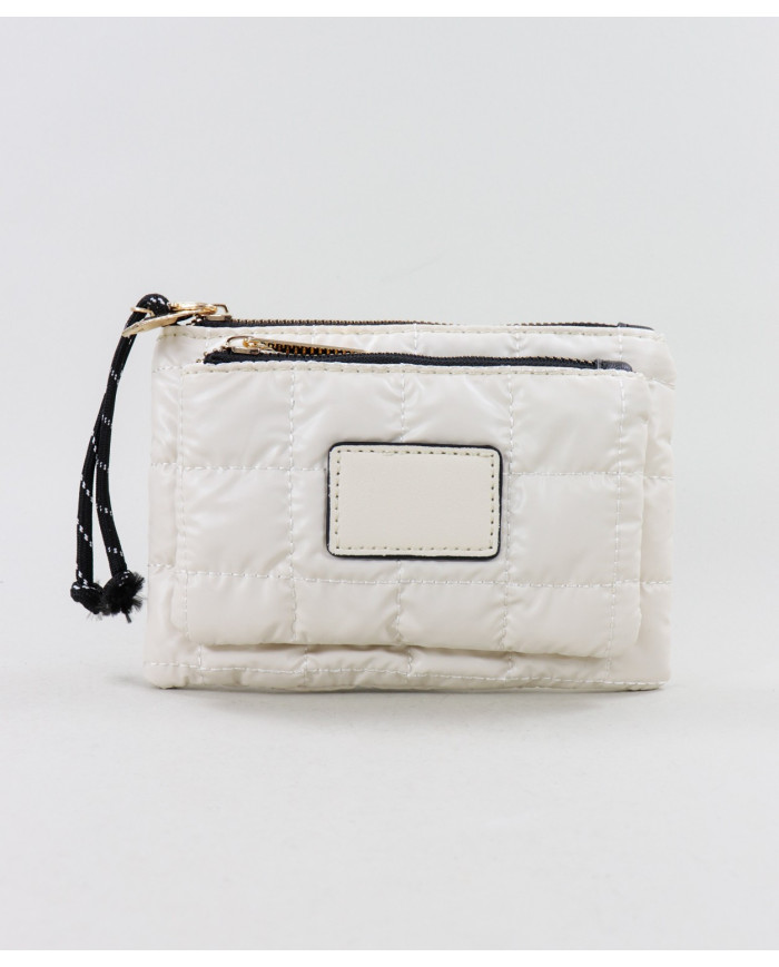 Women's Small Wallet Beige Padded