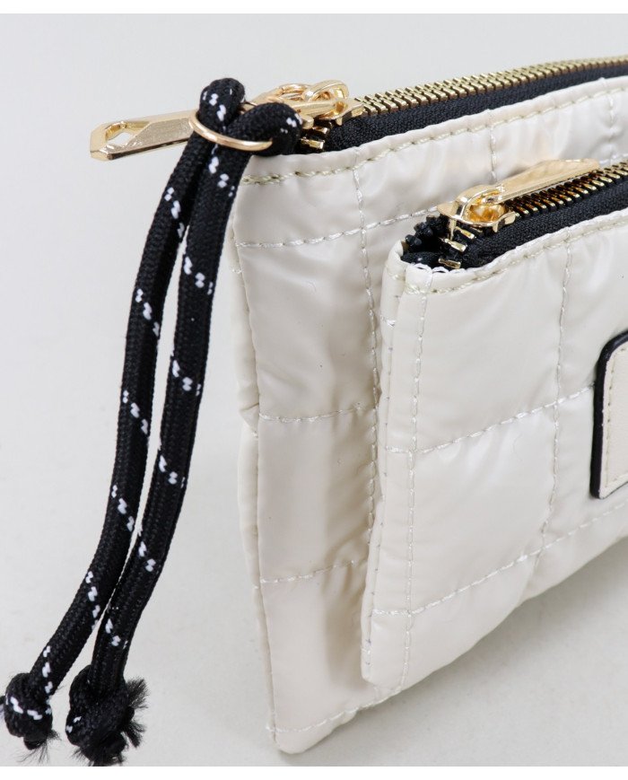 Pareja pequeña de mujeres Beige acolchada