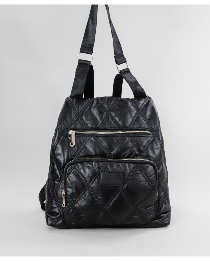 Black Lady Backpack acolchado