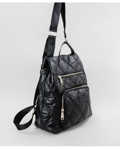Black Lady Backpack Padded