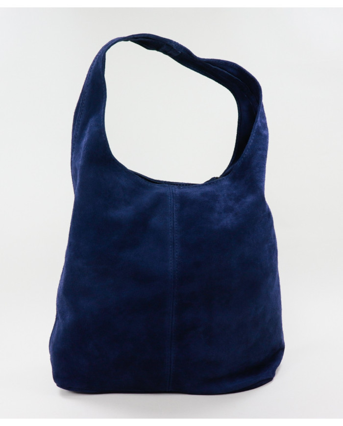 Bolsa de la señora azul con bolsa