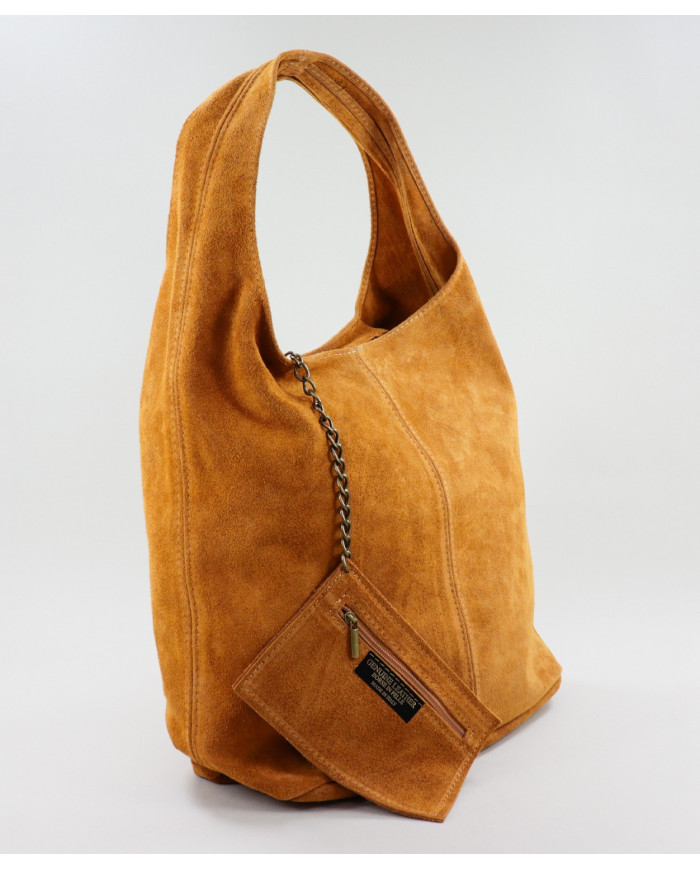 Mala Camel de Senhora com Bolsa