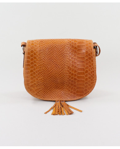 Mala Castanha de Senhora Tiracolo com Textura