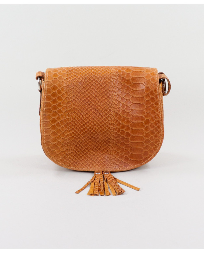 Mala Castanha de Senhora Tiracolo com Textura