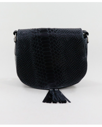 Black Case of Lady Tiracolo with Texture