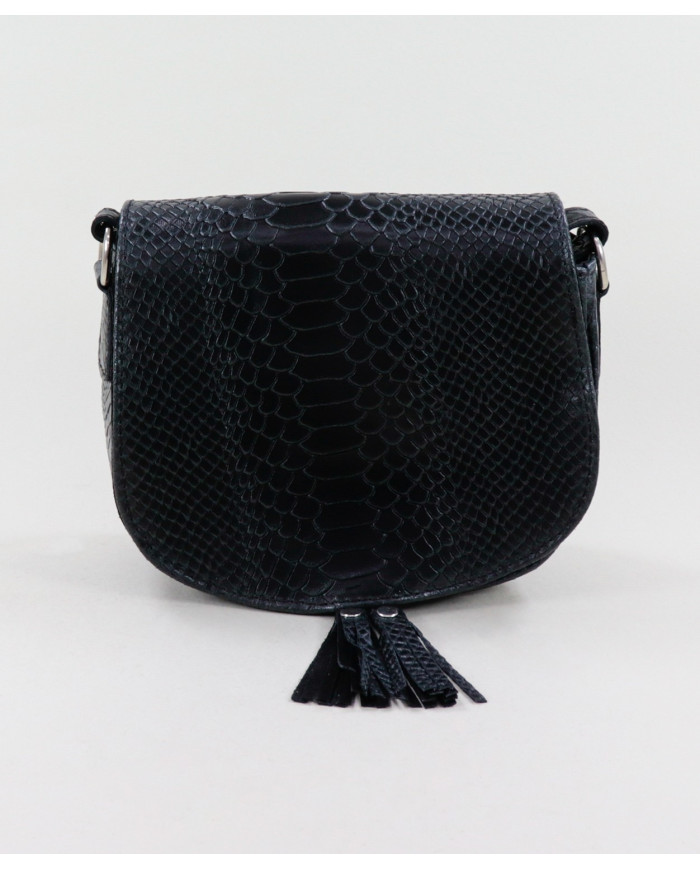 Black Case of Lady Tiracolo with Texture