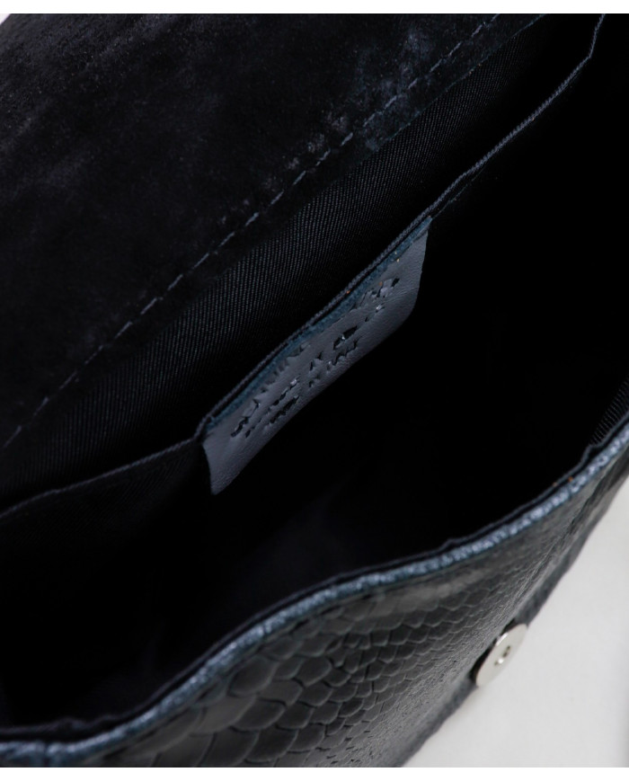 Black Case of Lady Tiracolo with Texture