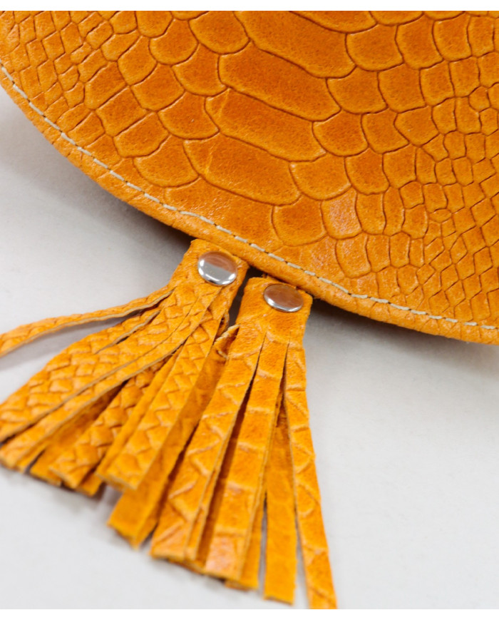 Mala Camel de Senhora Tiracolo com Textura