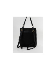 Mochila Feminina Preta em Pele