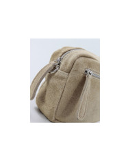 Mala Bege de Senhora com Bolso à Frente