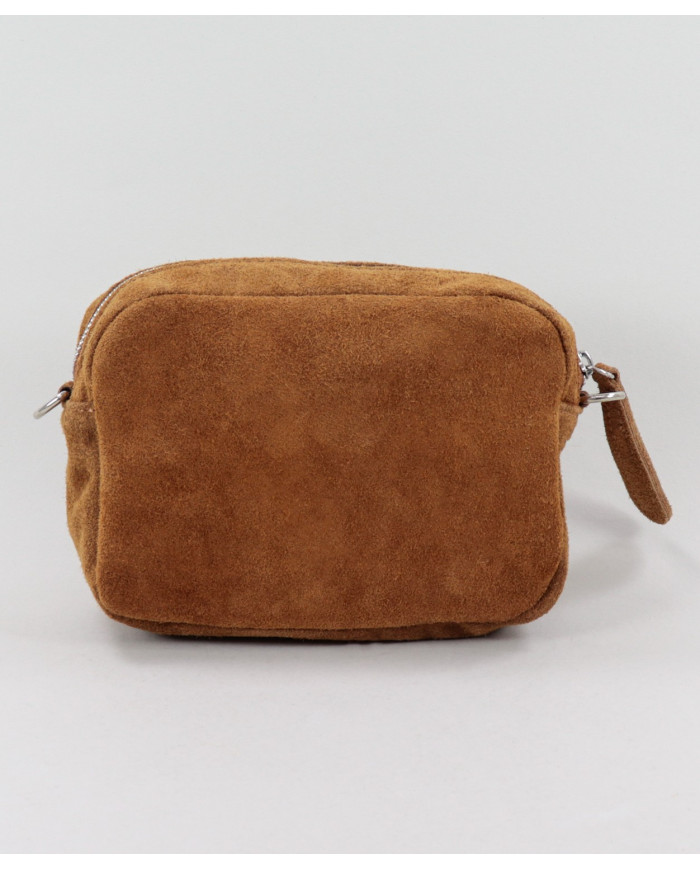 Mala Camel de Senhora com Bolso à Frente