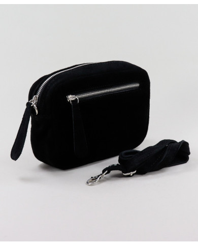 Ladies' Black Mala with Front Pocket