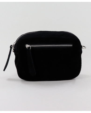 Mala Preta de Senhora com Bolso à Frente