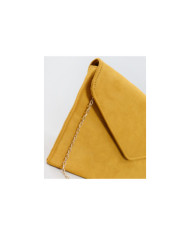 Funda de mostaza para mujeres con material blando