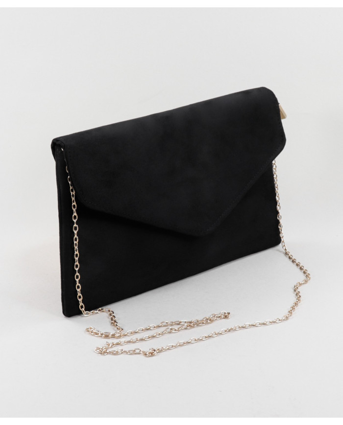 Pochete Preta de Senhora com Material Suave