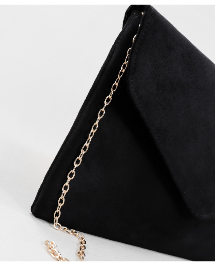 Pochete Preta de Senhora com Material Suave