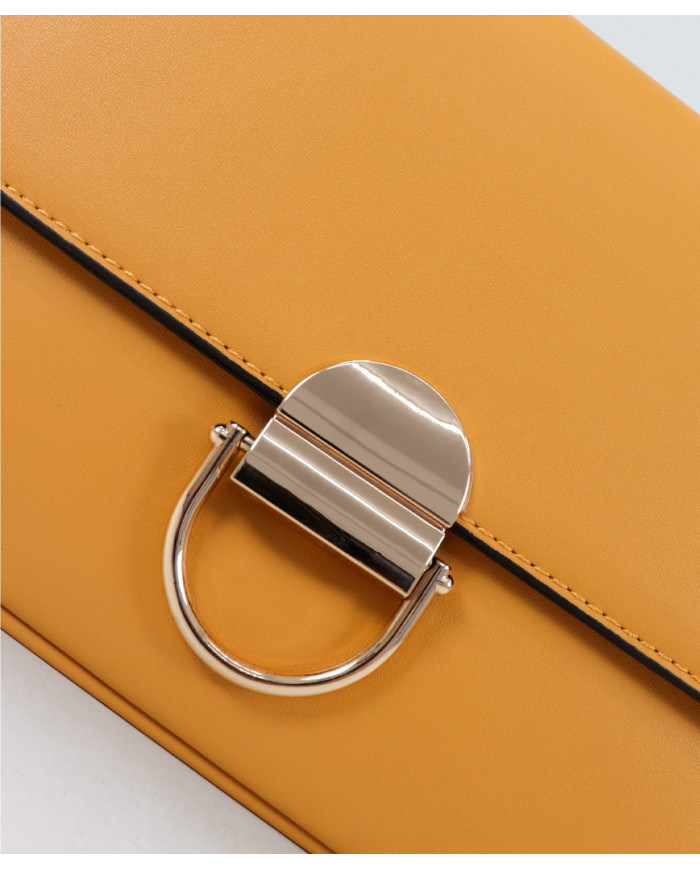 Women's Mustard Hand Bag with Iman