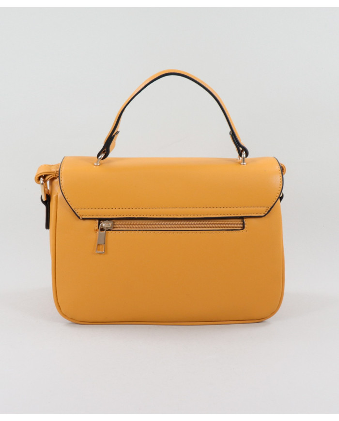 Women's Mustard Hand Bag with Iman
