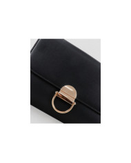 Bolsa de mano negra de mujer con Iman