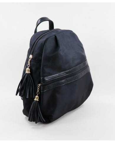 Women's Black Backpack in Nylon