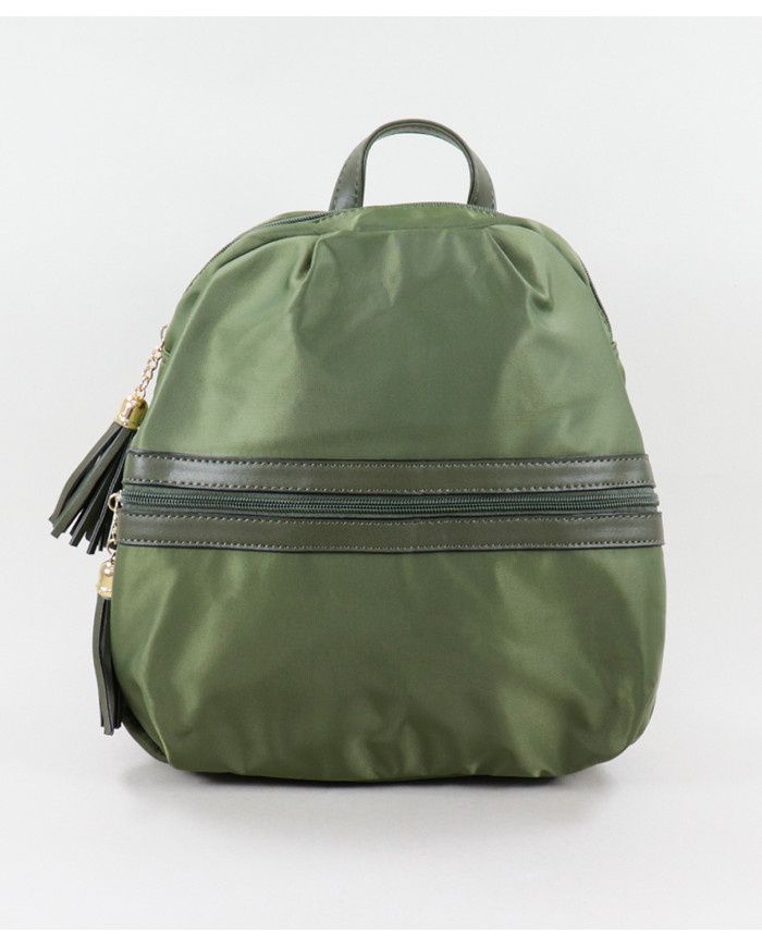 Mochila Kaki de Senhora em Nylon