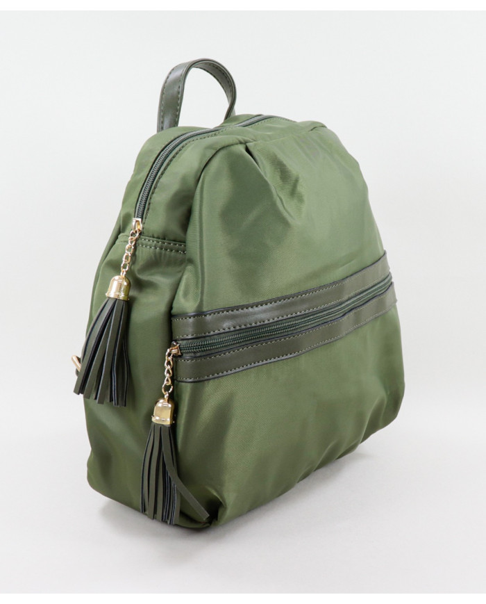 Damas Kaki mochila en Nylon