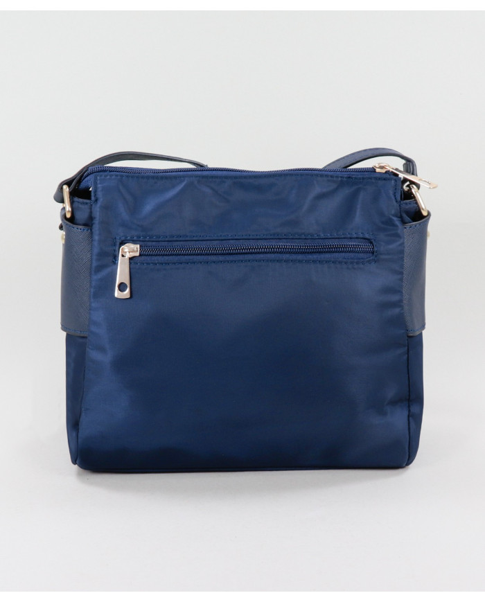 Mala Azul em Nylon com Várias Arrumações