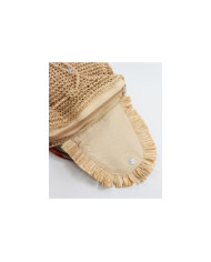 Mochila de Damas Camel en Ráfia