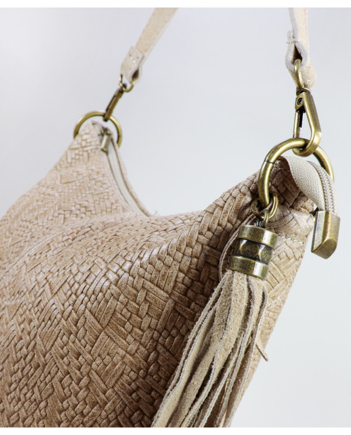 Lady Taupe Mala con Berloque