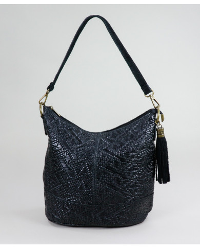 Lady's Black Mala with Berloque