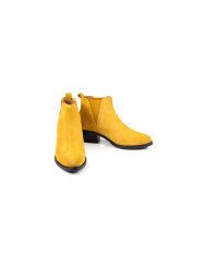 Botas Amarelo de Salto Médio Femininas Ginova