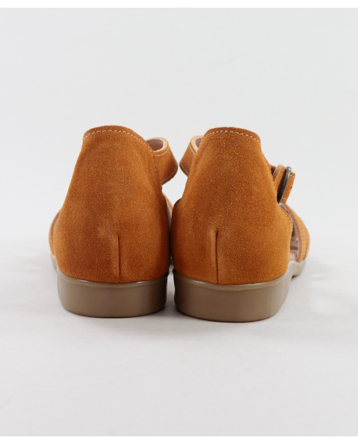 Sandalias de Senhora Ginova en Camurça